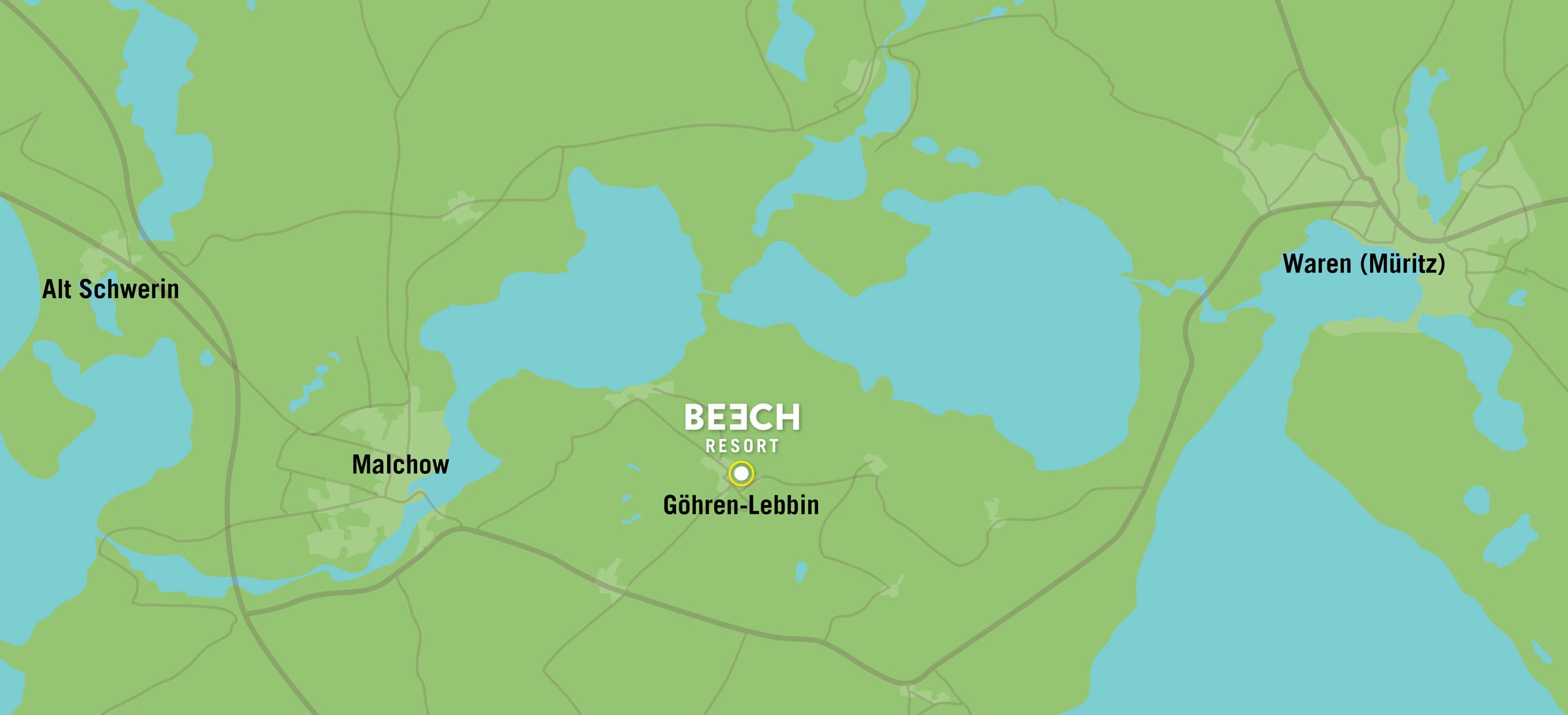Karte BEECH Resort Anfahrt
